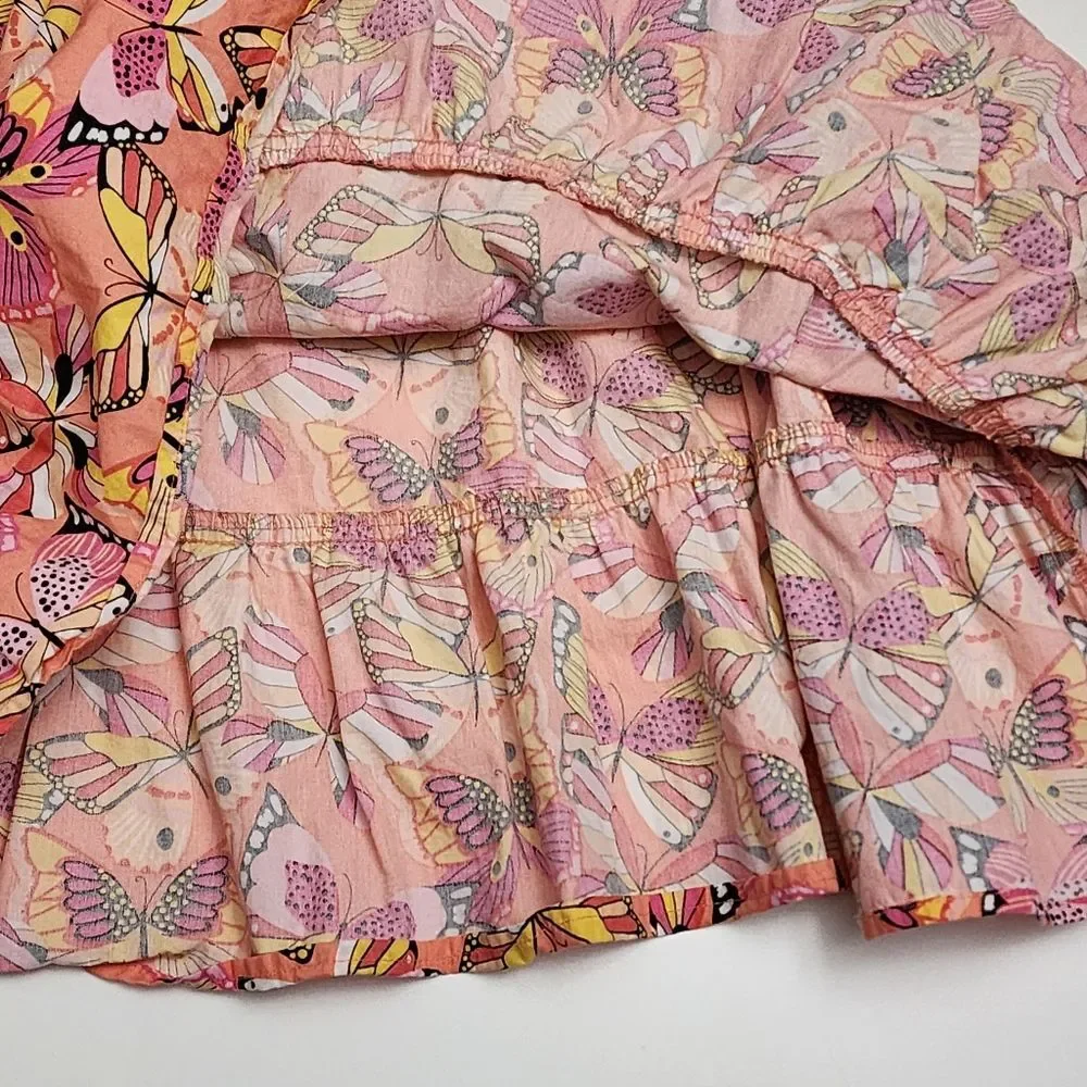 Gymboree Magical Monarch Butterfly Butterflies Orange Cotton Spring Dress Size 8